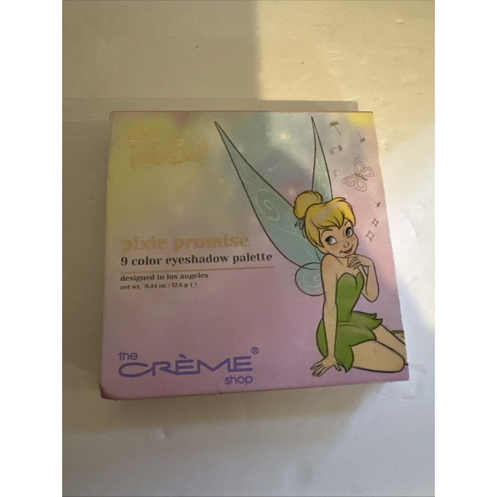 The Crème Shop X Disney Tinker bell/Tinkerbell Pixie‎ Promise Eyeshadow Palette.